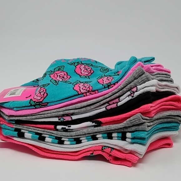 Betsey Johnson Low Cut Socks 10pk - Picture 6 of 8